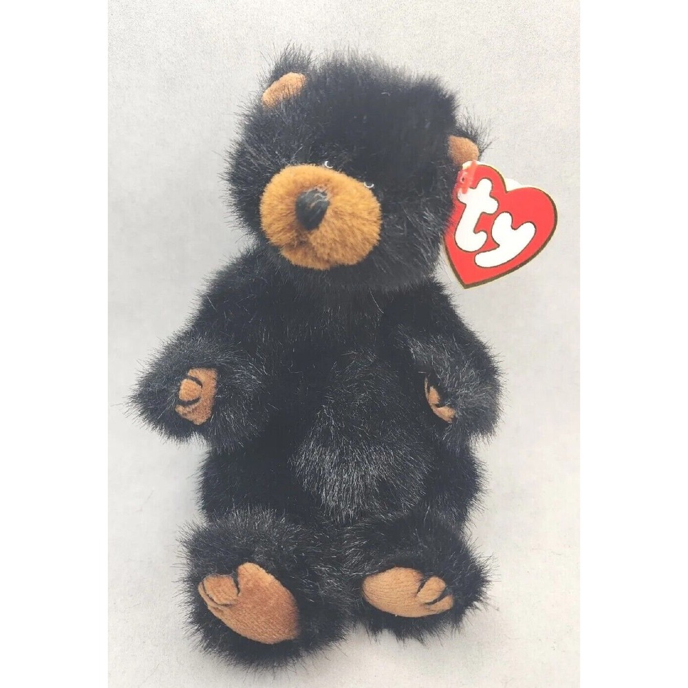 1993 Ty Beanie Baby Attic Treasure Collection "Ivan" Retired Black Bear BB22